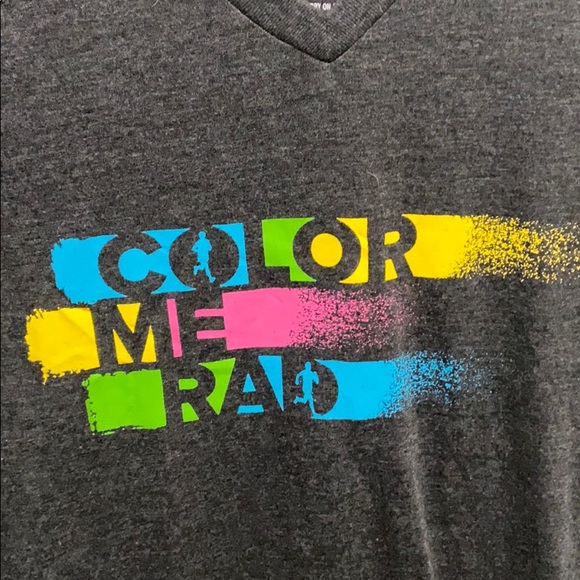 Heather Grey Color Me Rad Tee - Picture 2 of 5